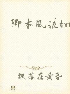 卿本风流txt