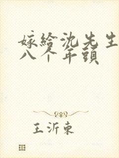 嫁给沈先生的第八个年头