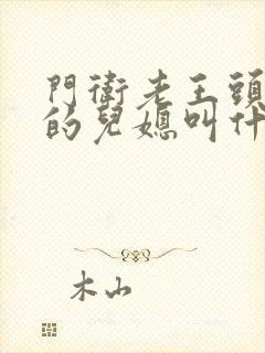 门卫老王头孙茹的儿媳叫什么