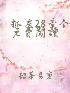 抓灰28章全部免费阅读