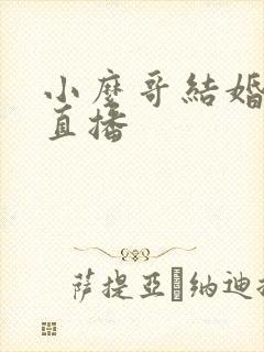 小么哥结婚视频直播