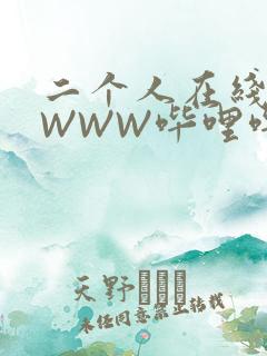 二个人在线观看WWW哔哩哔哩
