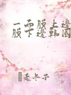 一面膜上边一面膜下边韩国