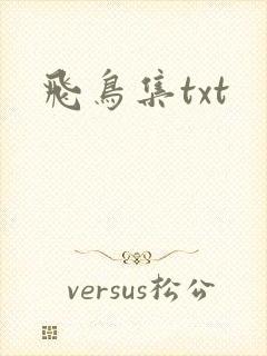 飞鸟集txt