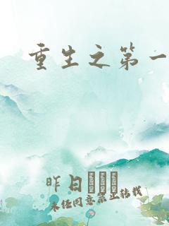 重生之第一名媛