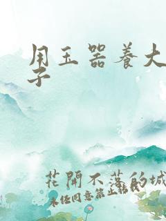 用玉器养大的皇子