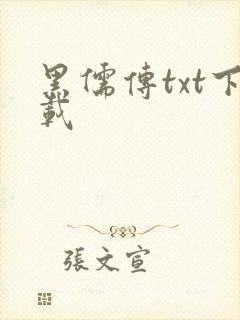 黑儒传txt下载