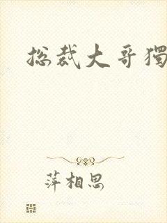 总裁大哥独宠妻