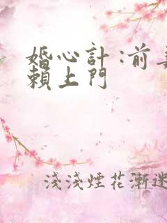 婚心计 :前妻赖上门
