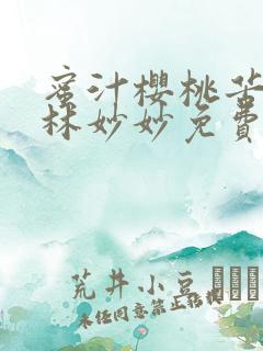 蜜汁樱桃苦咖啡林妙妙免费全文