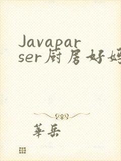 Javaparser厨房好妈妈