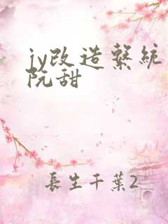 jy改造系统人阮甜