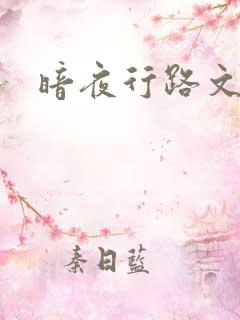 暗夜行路文集