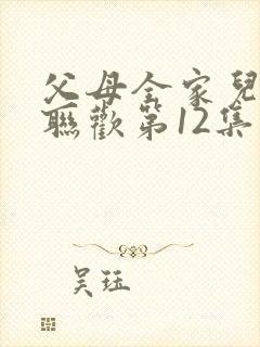 父母全家儿女大联欢第12集