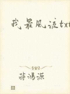 我最风流txt