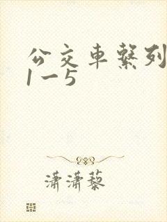 公交车系列合集1一5