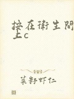 按在卫生间的墙上c