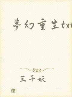 梦幻重生txt