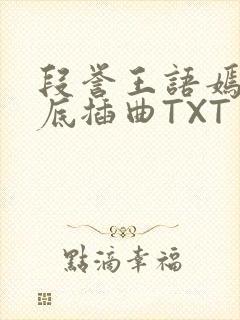 段誉王语嫣在井底插曲TXT