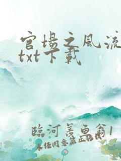 官场之风流人生txt下载