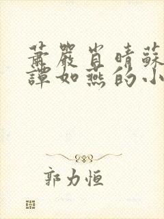 萧严肖晴苏雨溪谭如燕的小说在线阅读