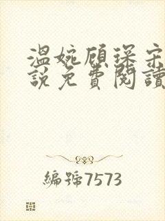 温婉顾琛宋芝小说免费阅读