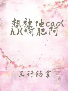 想被他cao(h)(啊肥阿