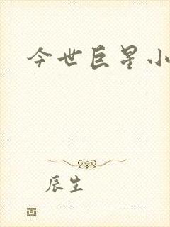 今世巨星小说