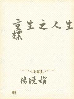 重生之人生新目标