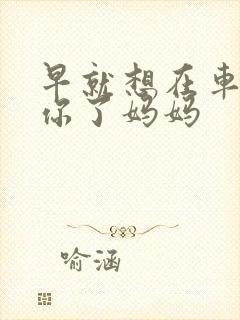 早就想在车里要你了妈妈