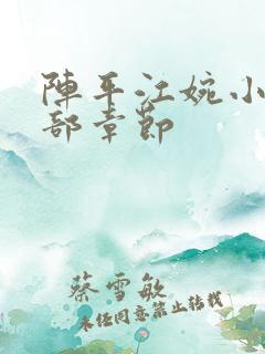 阵平江婉小说全部章节