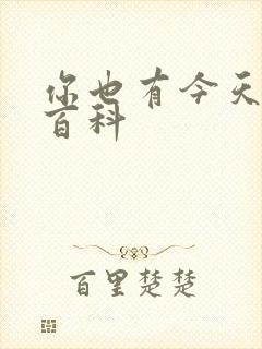 你也有今天百度百科