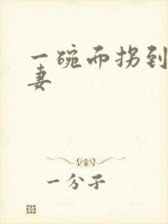 一碗面拐到美艳妻