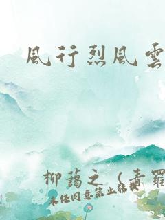 风行烈风云