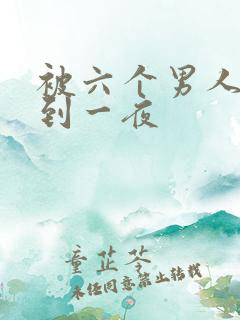 被六个男人躁J到一夜