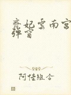 齐妃云南宫夜无弹窗