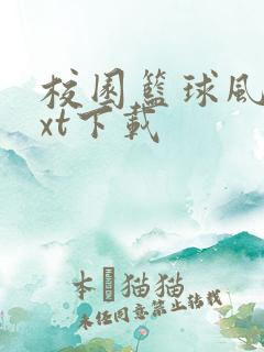 校园篮球风云txt下载