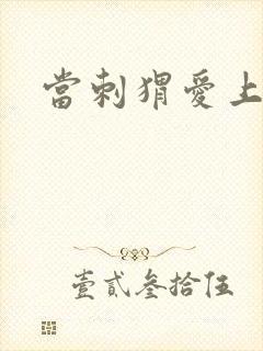 当刺猬爱上玫瑰