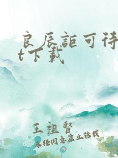 良辰讵可待txt下载