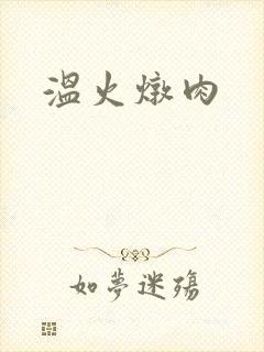 温火炖肉