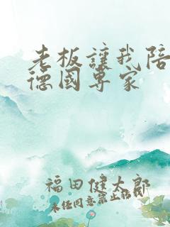 老板让我陪两个德国专家