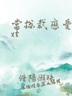 当总裁恋爱时txt