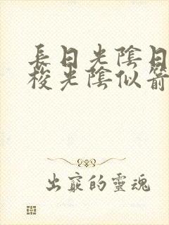 长日光阴日月如梭光阴似箭