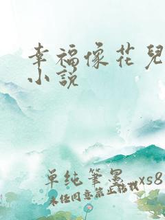 幸福像花儿一样小说