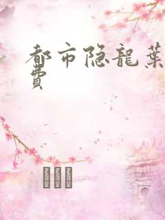 都市隐龙叶辰免费