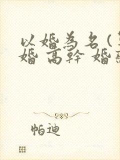 以婚为名 (军婚 高干 婚恋)