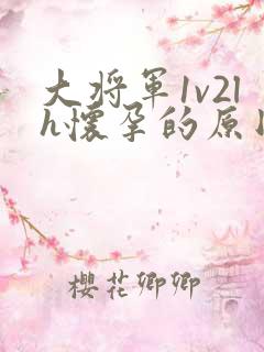 大将军1v2lh怀孕的原因