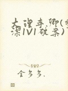 大理寺.卿(双洁1V1破案)