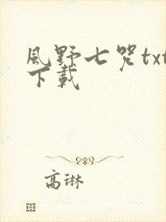 风野七咒txt下载