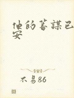 他的蓄谋已久南安